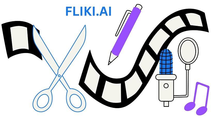 Fliki AI interface showcasing video creation features