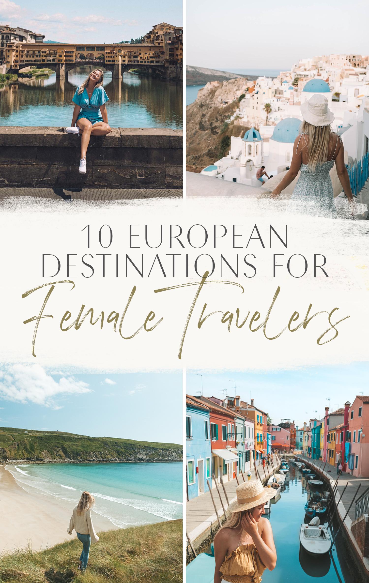 Top European destinations for female travelers